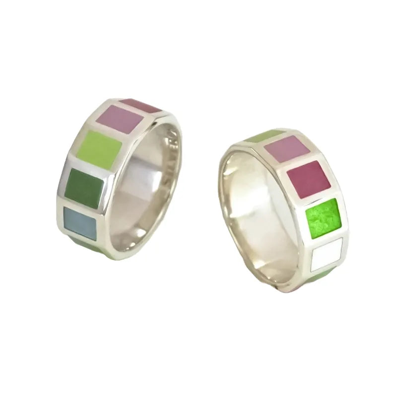 MH USK様専用瑪瑙 無限法輪天珠 9-73 eternal M Multi 指輪 七宝焼