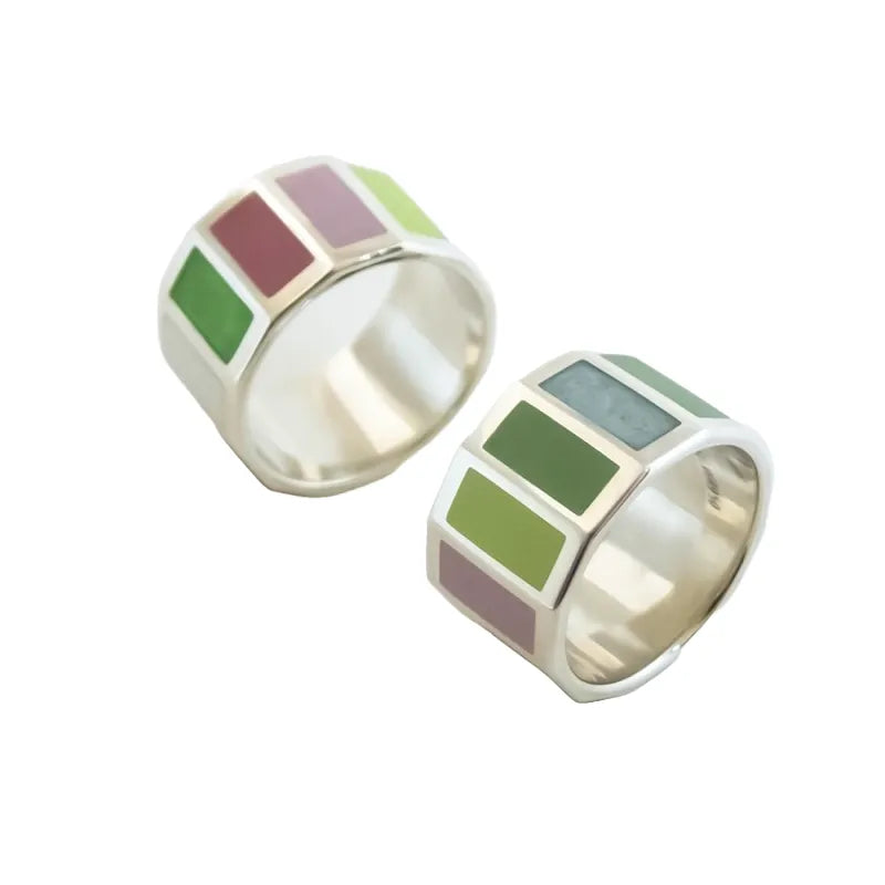 eternal L Multi 指輪 七宝焼 | ギフトショップ Nihon Miyabi 通販サイト