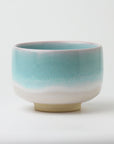 萩焼 抹茶碗ミント・ピンク