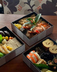 市松 三段重 (銀)