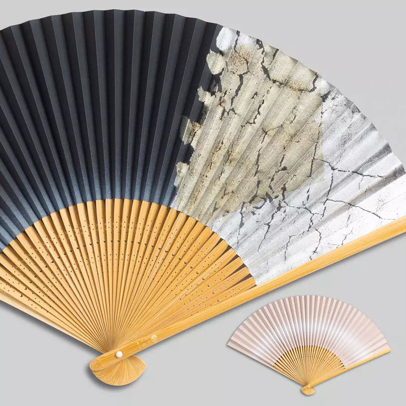 金沢箔扇子 彩美 消炭 keshizumi | ギフトショップ Nihon Miyabi 通販