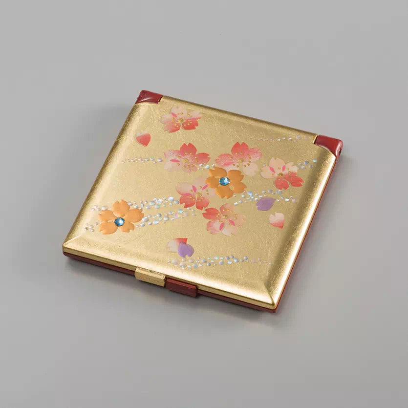 金沢箔 きらり ミニコンパクトミラー | ギフトショップ Nihon Miyabi