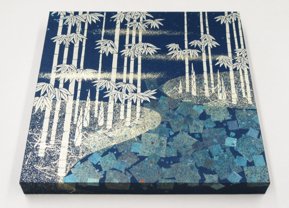 金銀砂子細工 HARE たけ 瑠璃色 アートパネル S/L | ギフトショップ