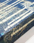 金銀砂子細工 HARE たけ 瑠璃色 アートパネル S/L