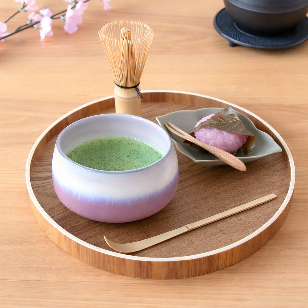 波佐見焼 お抹茶椀 紫式部 | ギフトショップ Nihon Miyabi 通販サイト