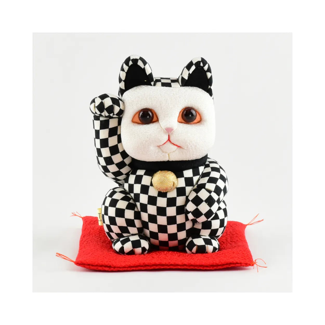 江戸木目込人形 招き猫 市松 | ギフトショップ Nihon Miyabi 通販サイト