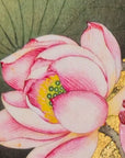 蓮に雀(KOSON) アートパネル