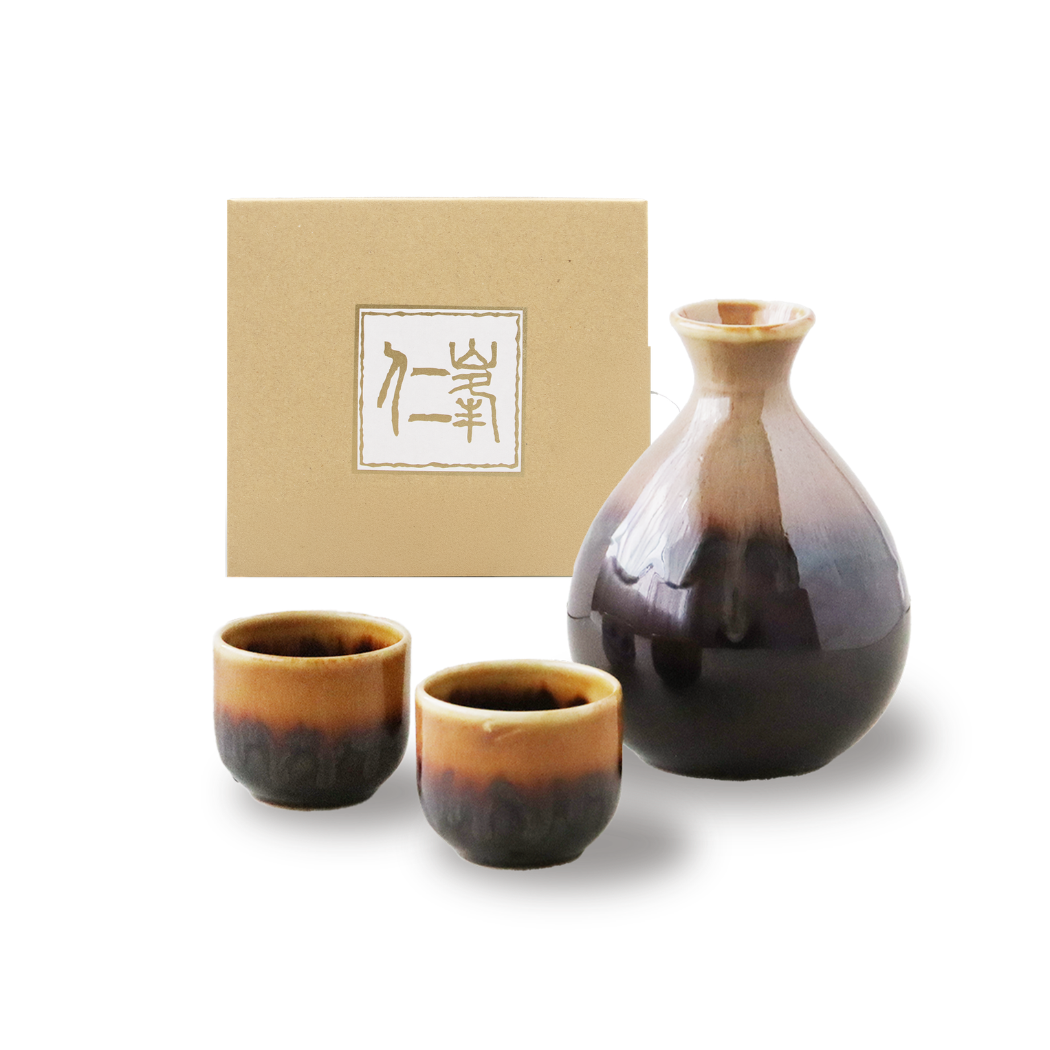 美濃焼 黄彩釉 酒器セット | ギフトショップ Nihon Miyabi 通販サイト