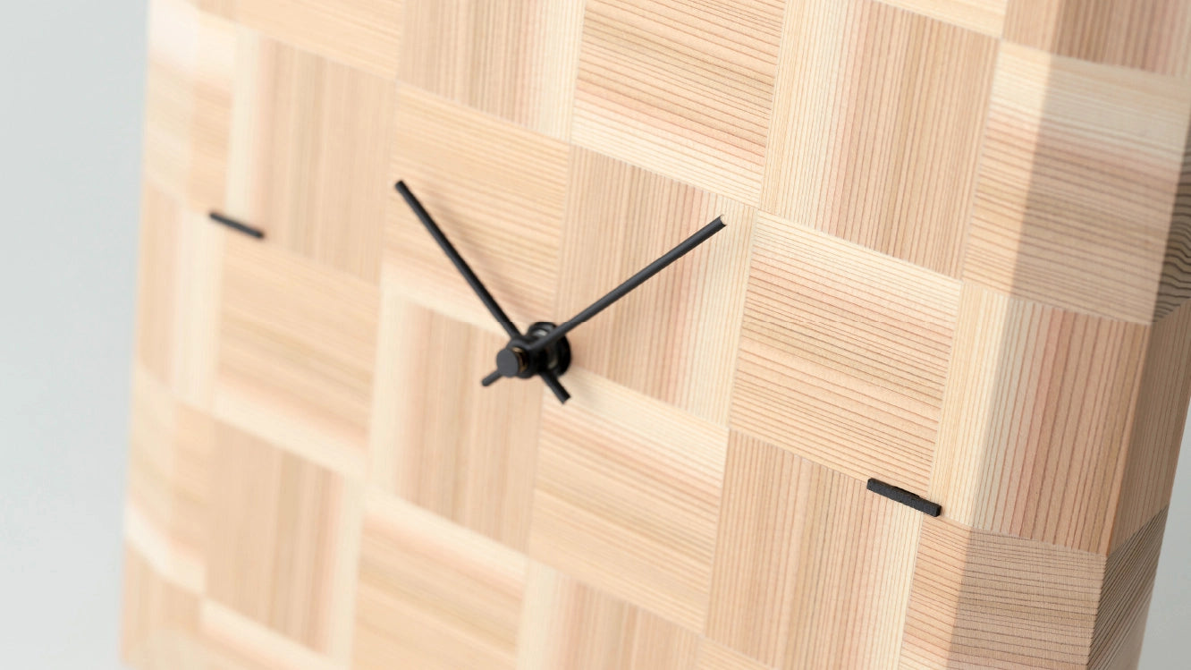 NENRIN CLOCK 245 市松 | ギフトショップ Nihon Miyabi 通販サイト