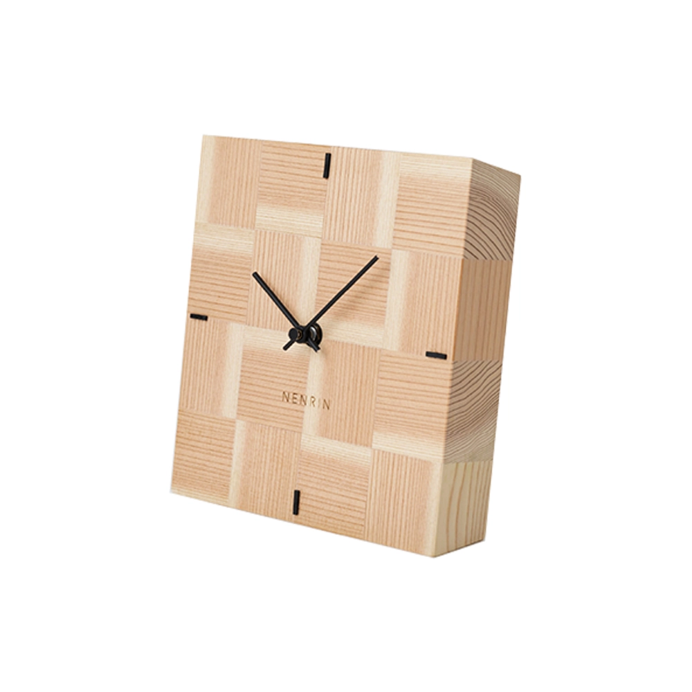 LEXUS NENRIN CLOCK YABANE 置時計 掛時計 NENRIN CLOCK 175 市松 | ギフトショップ Nihon Miyabi 通販サイト