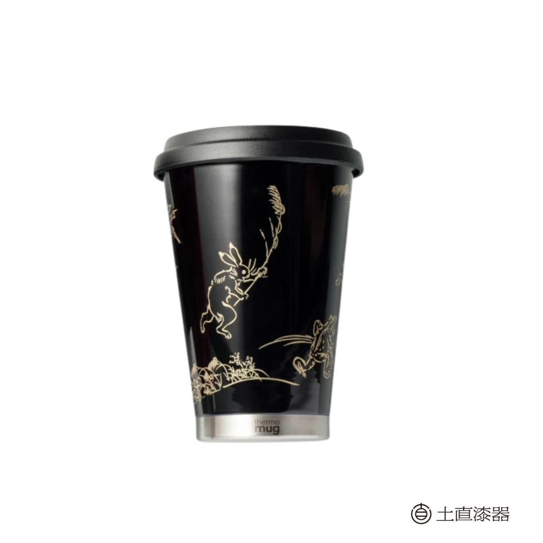 越前漆器 thermo mug URUSHI MOBILE TUMBLER 鳥獣戯画 | ギフト