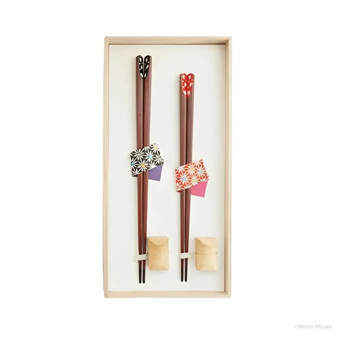 夫婦箸 天削桜 夫婦箸置付 桐箱入り 兵左衛門 | ギフトショップ Nihon