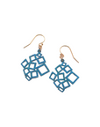 m pierced earrings square