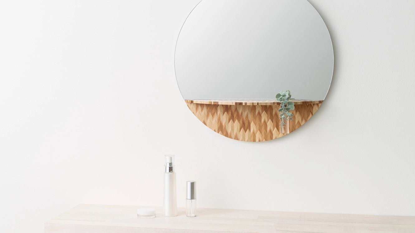 WALL MIRROR 矢絣 | ギフトショップ Nihon Miyabi 通販サイト
