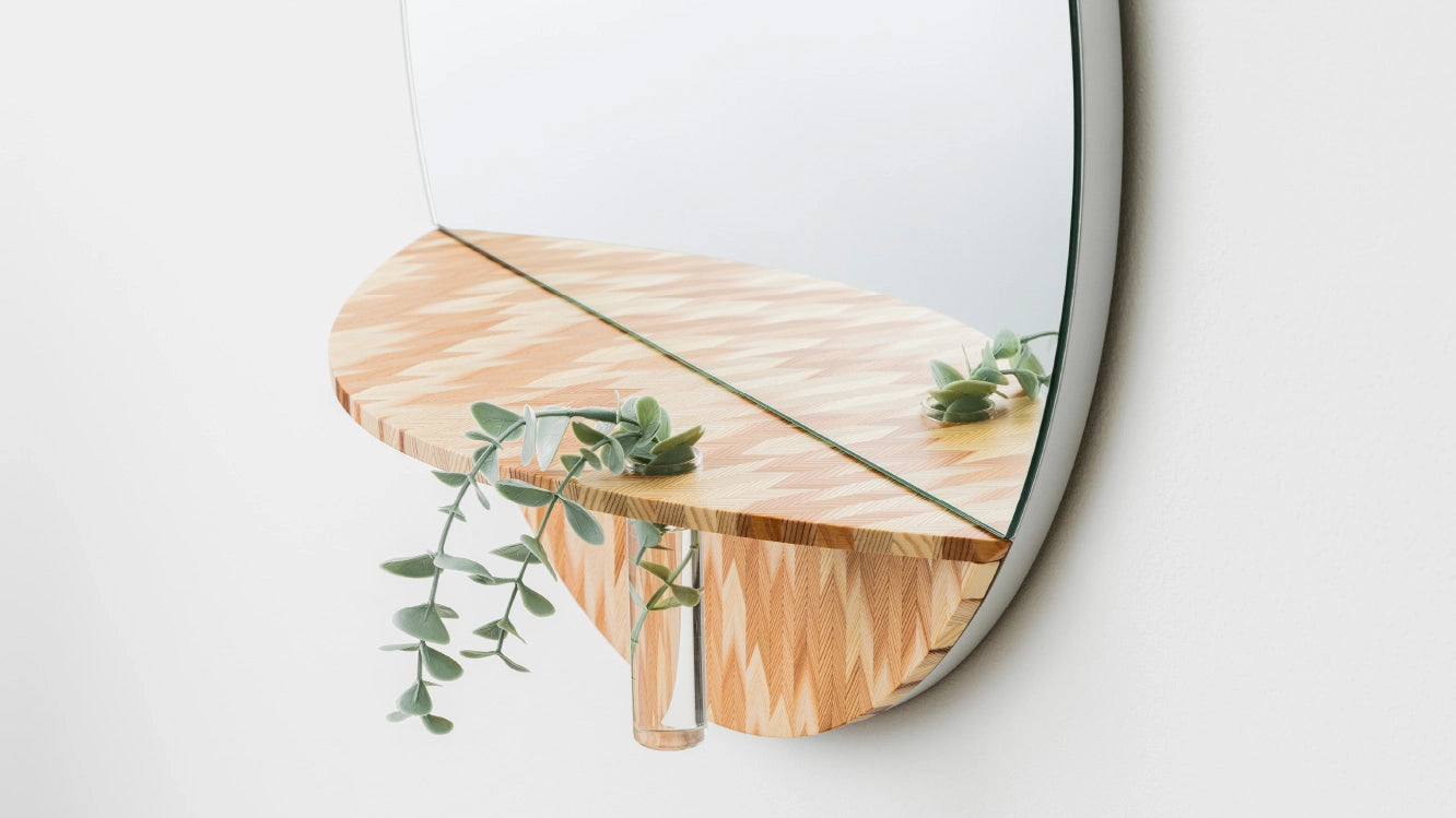 WALL MIRROR 矢絣 | ギフトショップ Nihon Miyabi 通販サイト