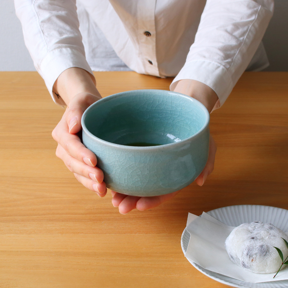 波佐見焼 抹茶碗 氷紋貫入