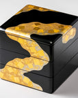 （受注生産品）秀衡塗  重箱 金雲 5.5寸