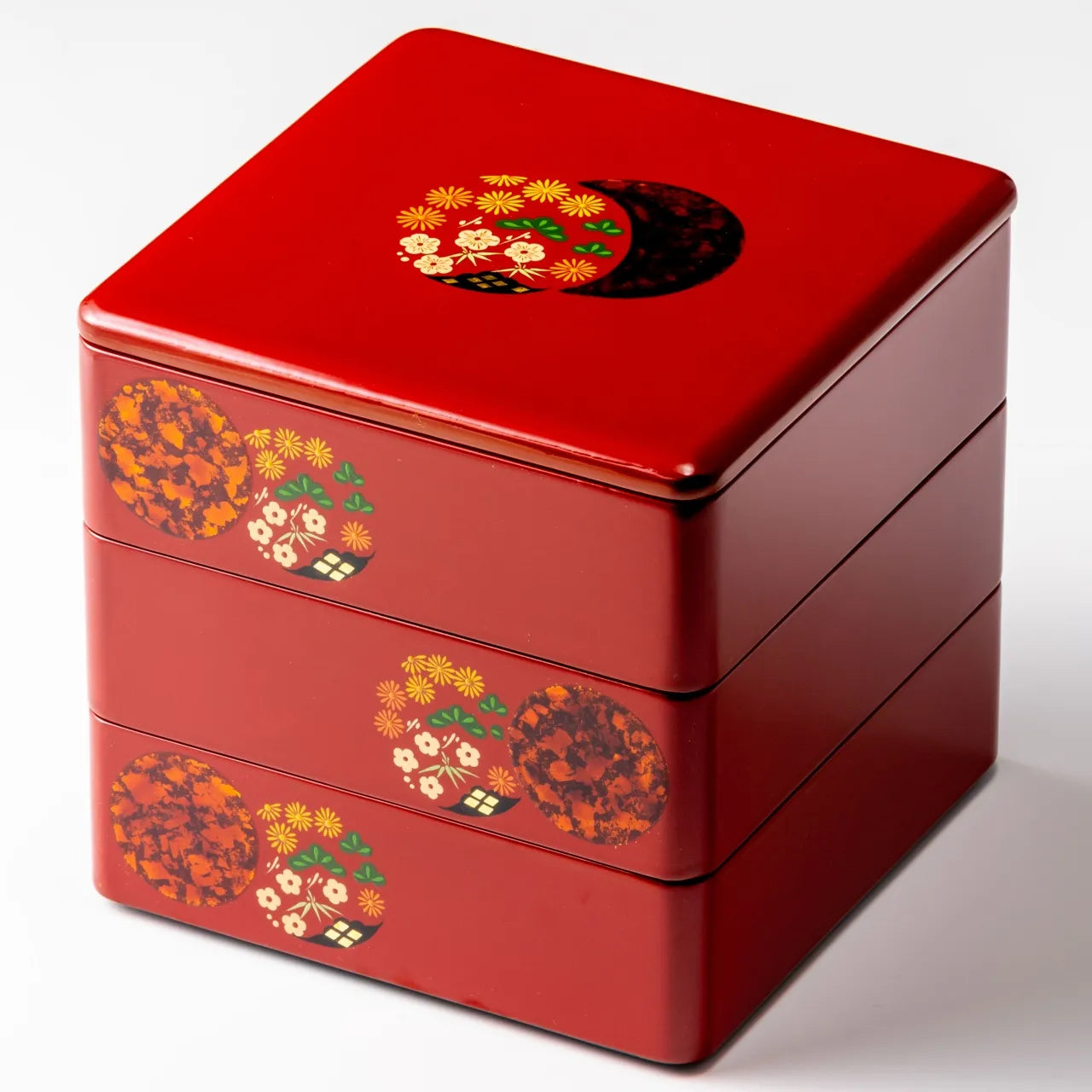受注生産品)秀衡塗 重箱 花丸 5.5寸 | ギフトショップ Nihon Miyabi 受注生産品)秀衡塗 重箱 花丸 5.5寸 | ギフトショップ Nihon Miyabi