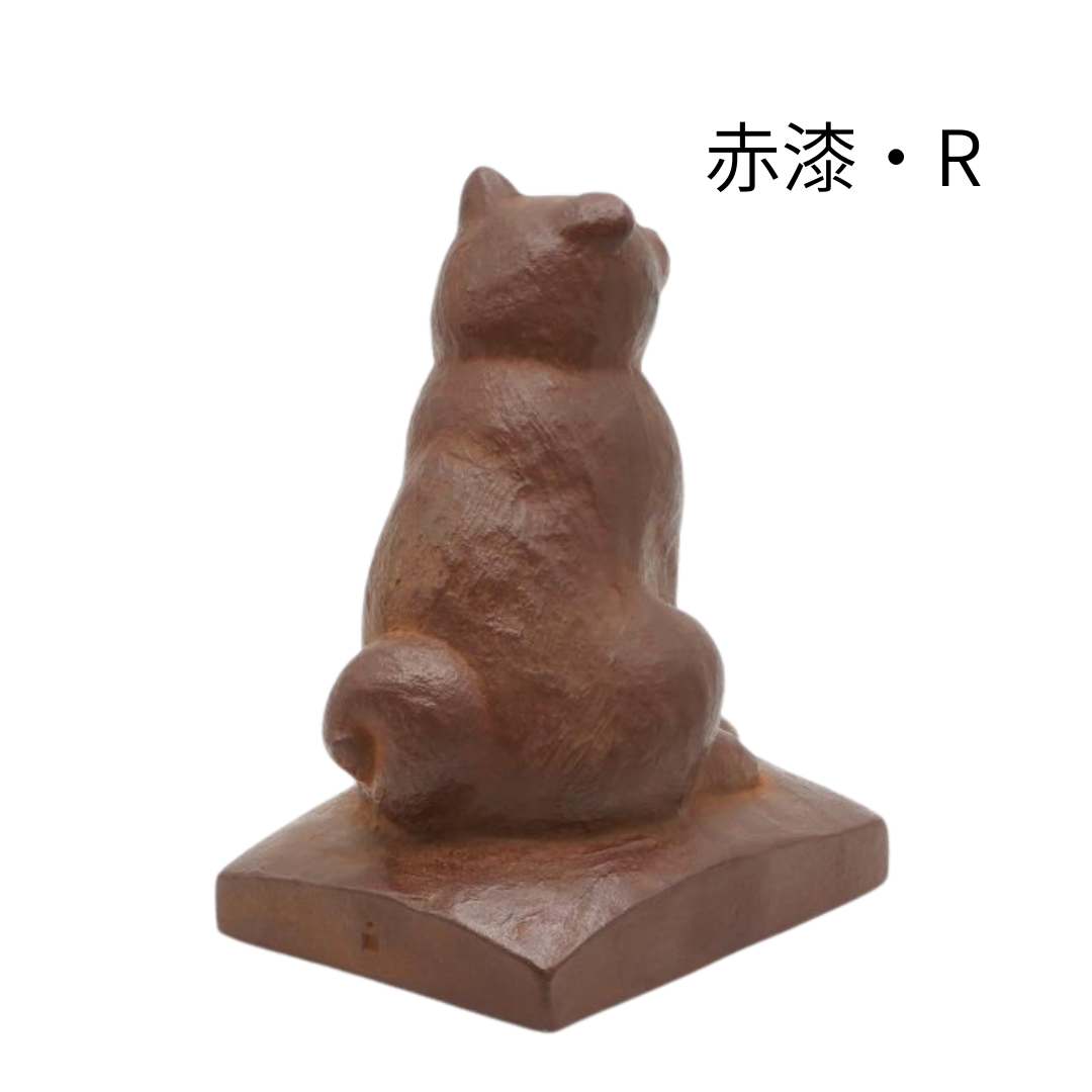 高岡銅器　OMOSHI Bookend Section　「寄り添い犬」