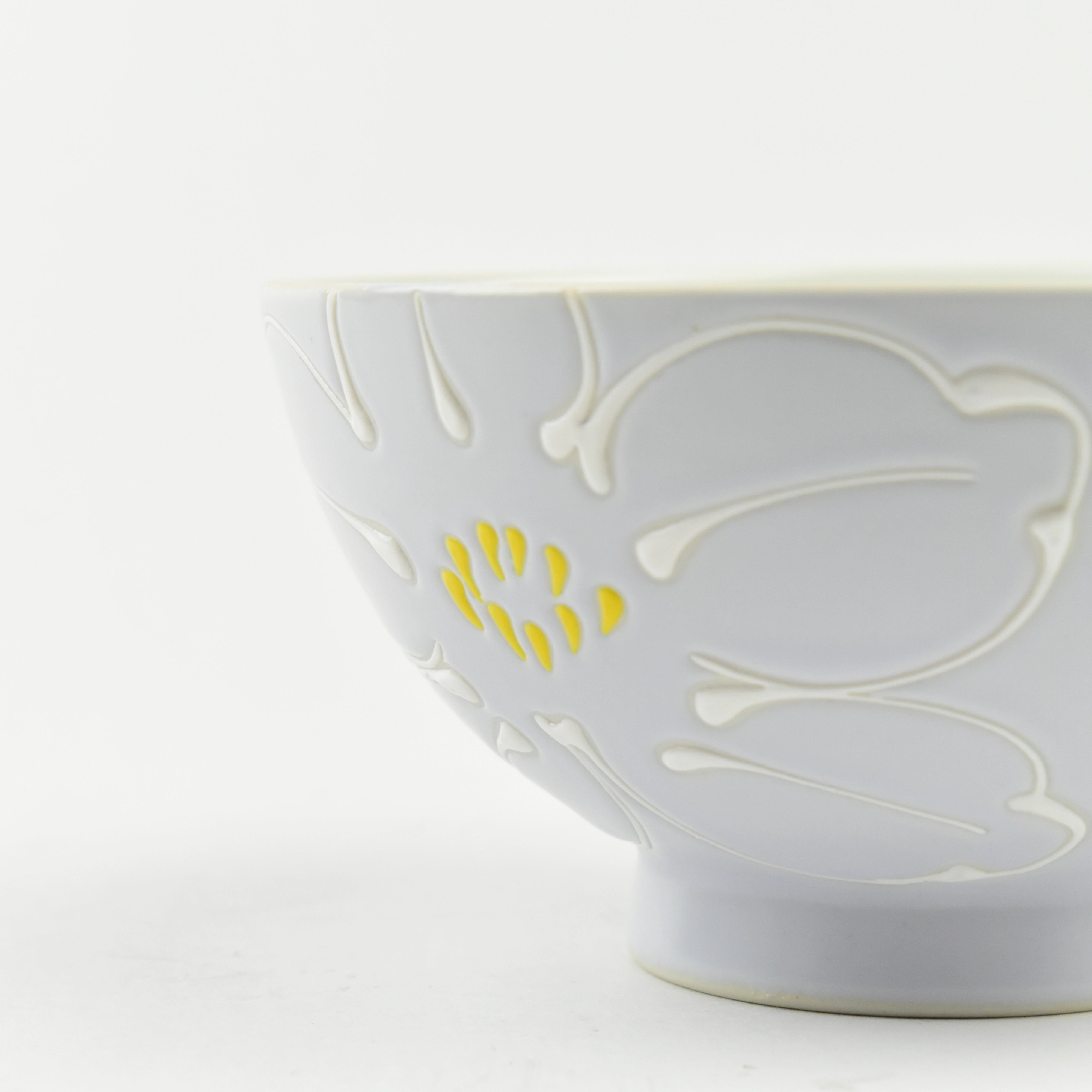 波佐見焼 一珍花霞 夫婦茶碗 ピンク/ライラック