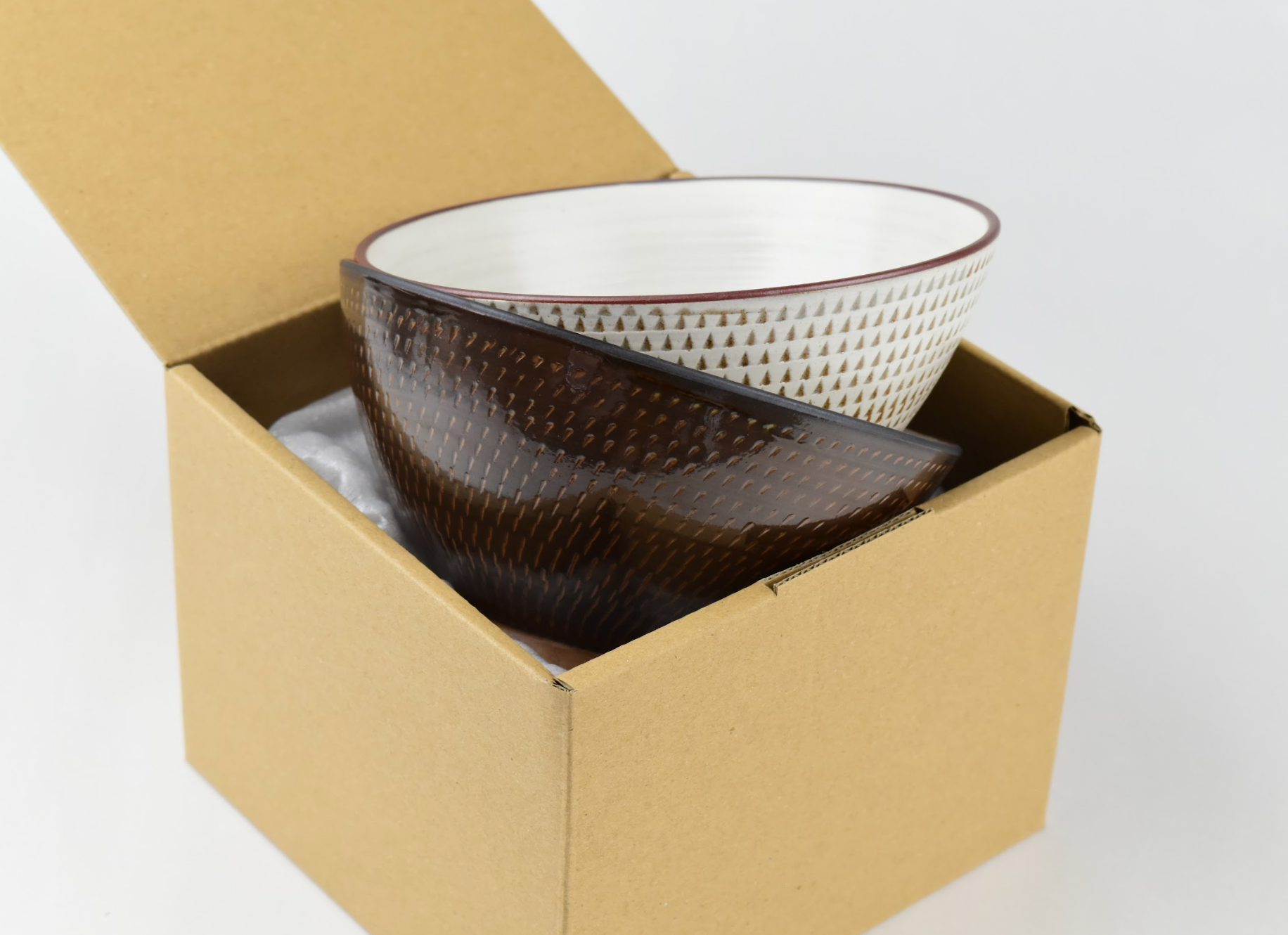 波佐見焼 渋とびかんな 夫婦茶碗