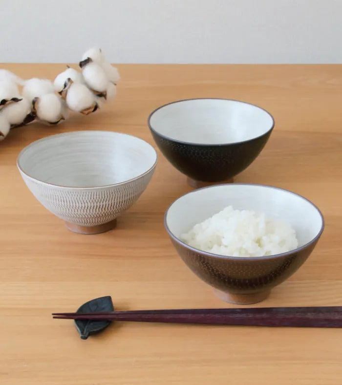 波佐見焼 渋とびかんな 夫婦茶碗