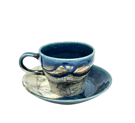 美濃焼 線刻 コーヒーカップ&ソーサーセット | ギフトショップ Nihon 美濃焼 線刻 コーヒーカップ&ソーサーセット | ギフトショップ Nihon