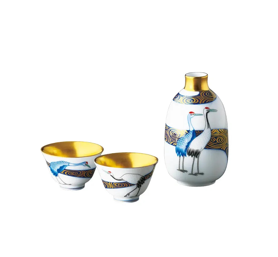 Amazon.co.jp: 龍峰窯 有田焼 金七宝菓子鉢 八角 三洋陶器