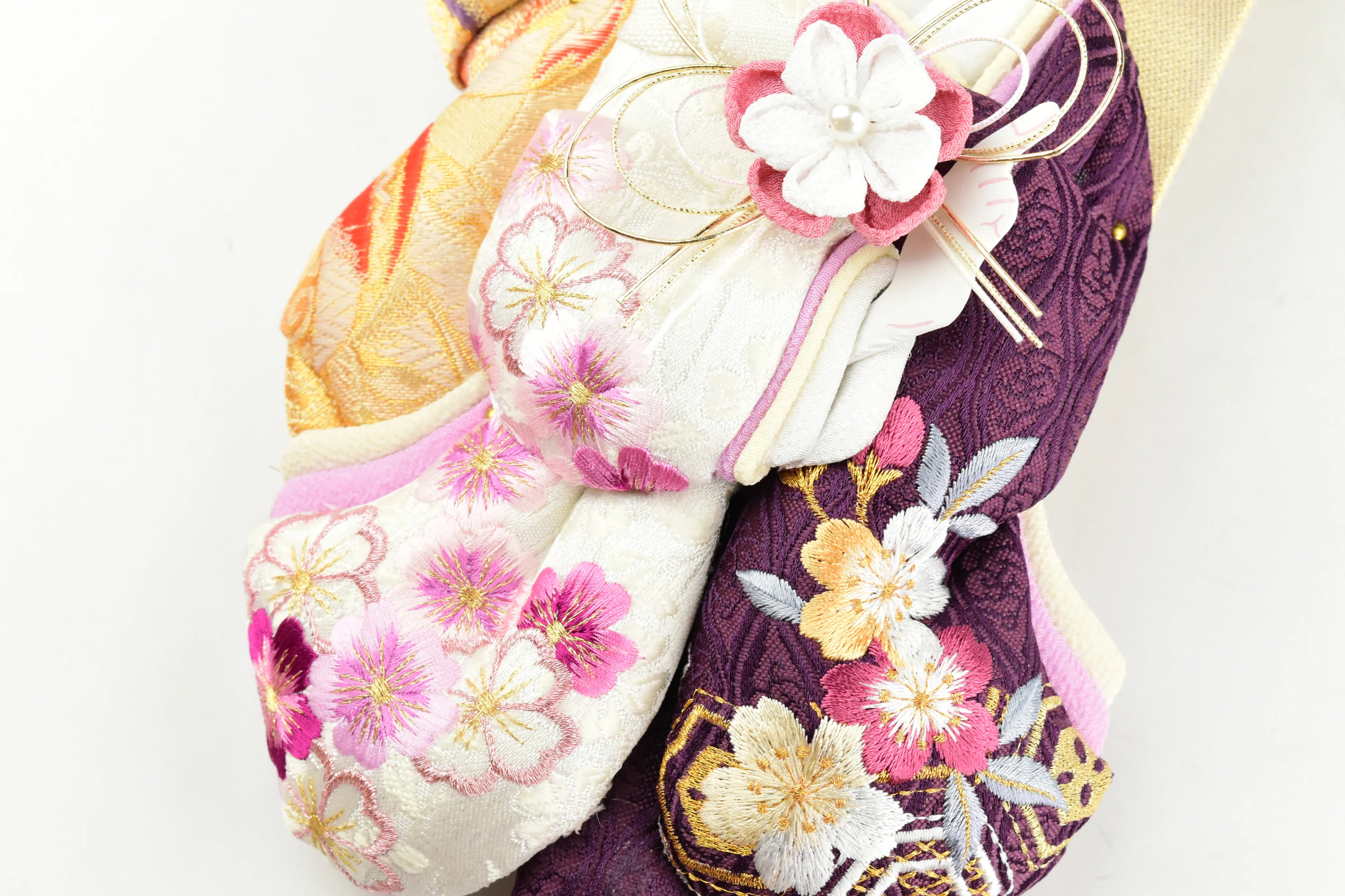 押絵羽子板 刺繍亀甲紫桜 刺繍すみれ桜 | ギフトショップ Nihon 押絵羽子板 刺繍亀甲紫桜 刺繍すみれ桜 | ギフトショップ Nihon