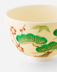 清水焼 京焼 抹茶碗 金彩松竹梅