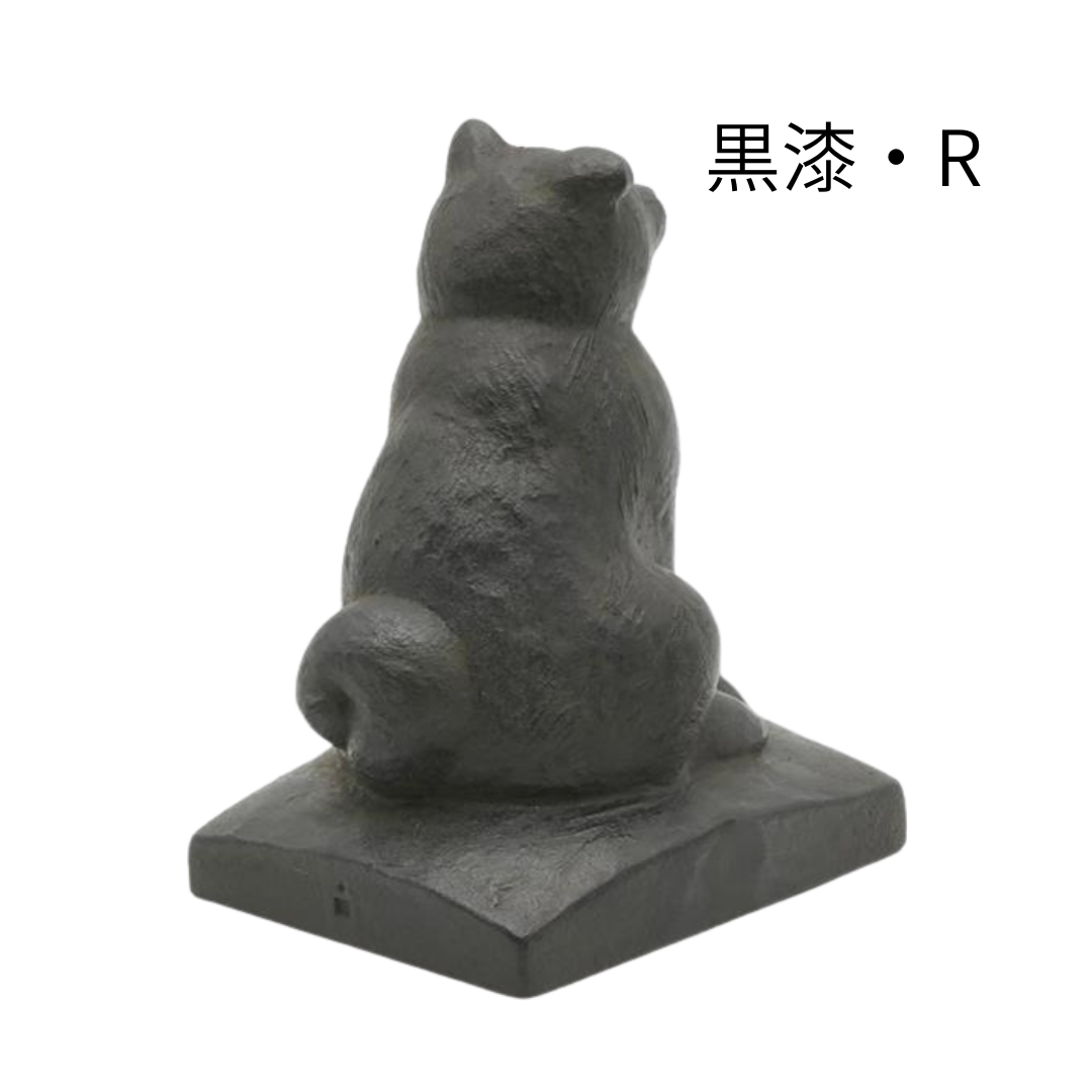 高岡銅器　OMOSHI Bookend Section　「寄り添い犬」