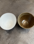 萩焼 お祝い夫婦茶碗　二彩 （化粧箱）