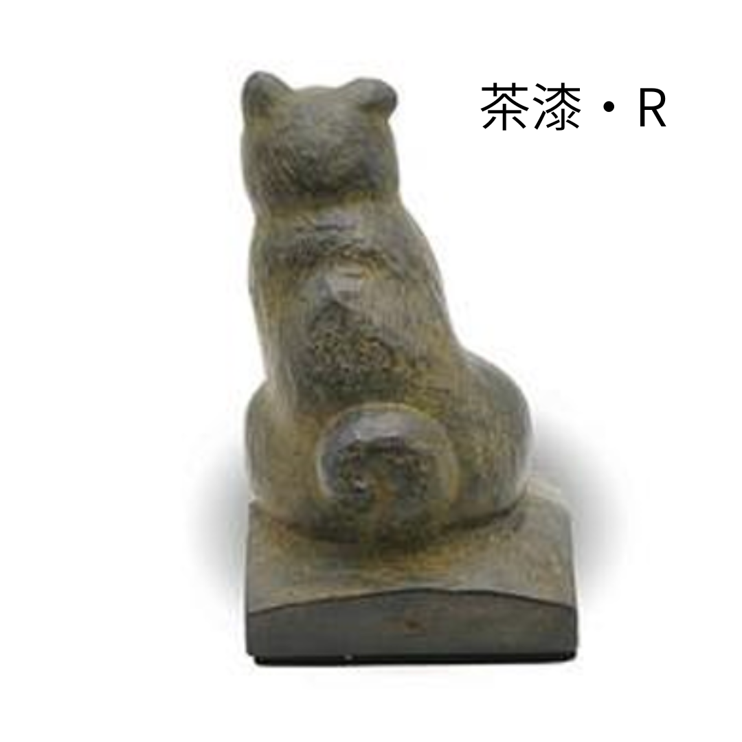 高岡銅器　OMOSHI Bookend Section　「寄り添い犬」