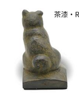 高岡銅器　OMOSHI Bookend Section　「寄り添い犬」