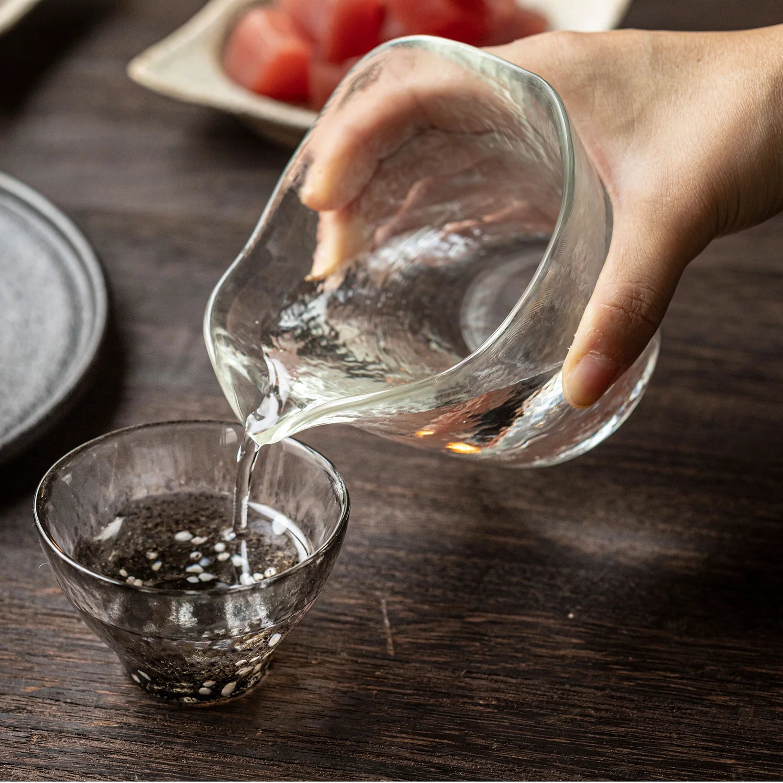 津軽びいどろ あおもりの肴 おちょこ4点セット