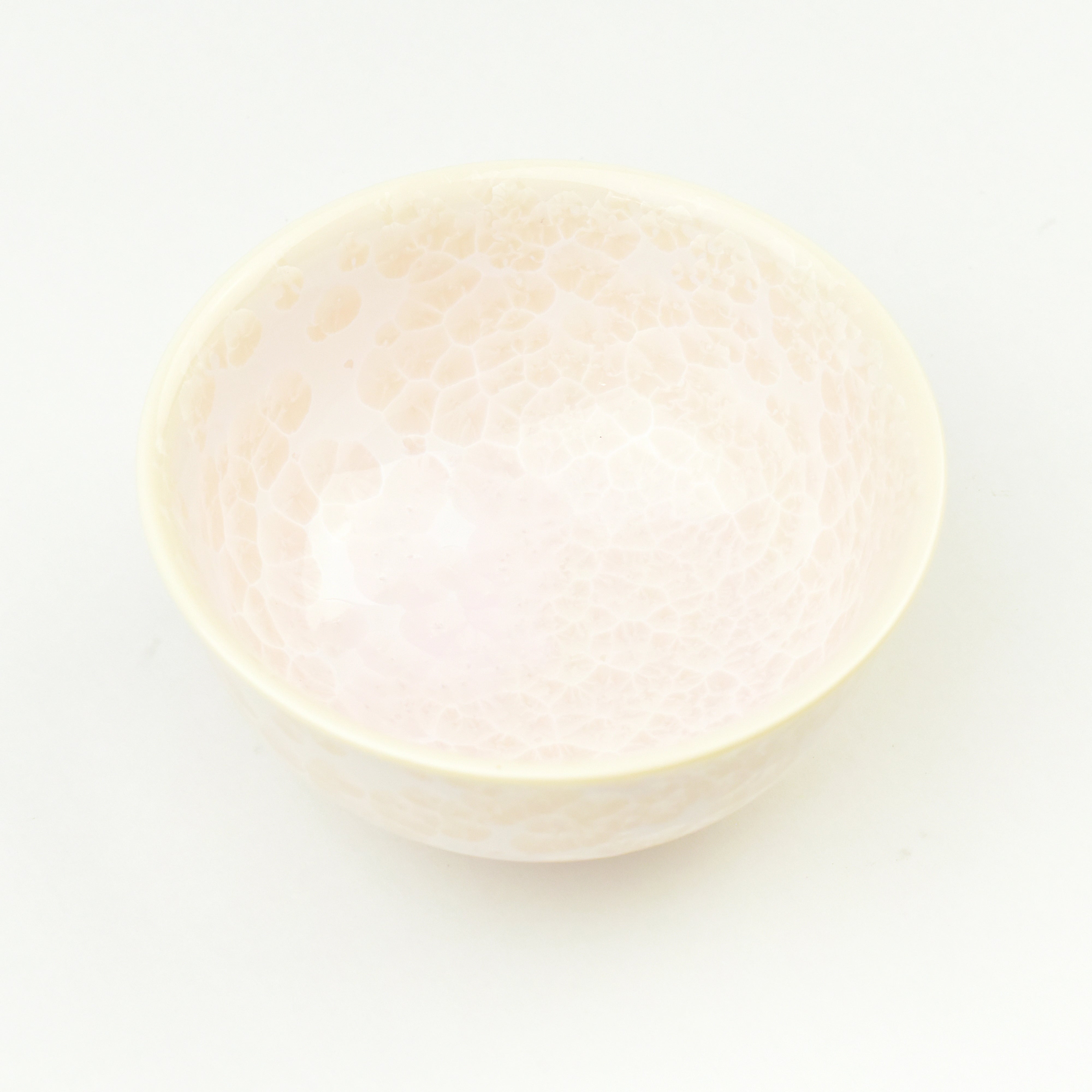 京焼 花結晶 夫婦茶碗 セット 緑/ピンク