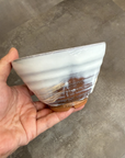 萩焼 お祝い夫婦茶碗　二彩 （化粧箱）