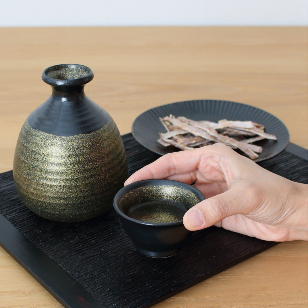 波佐見焼 祝い金彩・銀彩 酒器セット