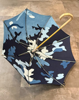 青藍工房 藍染日傘 臈纈染