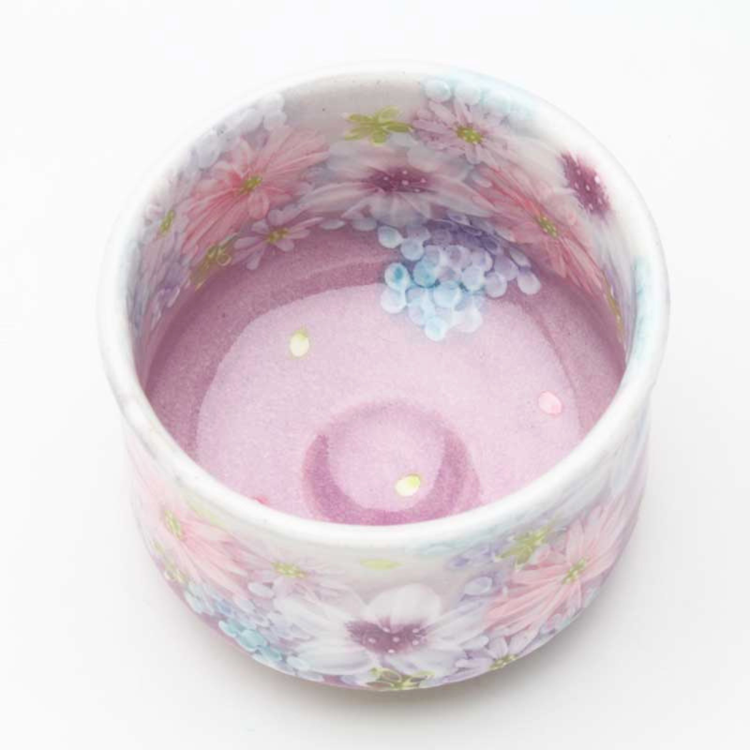 10ヶ月待ち】瀬戸焼 工房ゆずりは 抹茶碗 色彩花 | ギフトショップ 10ヶ月待ち】瀬戸焼 工房ゆずりは 抹茶碗 色彩花 | ギフトショップ