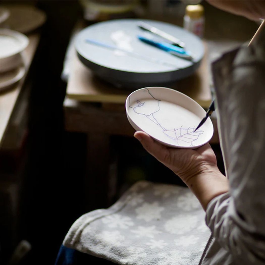 瀬戸焼 ブルーメシリーズ チューリップ カップ&amp;ソーサー