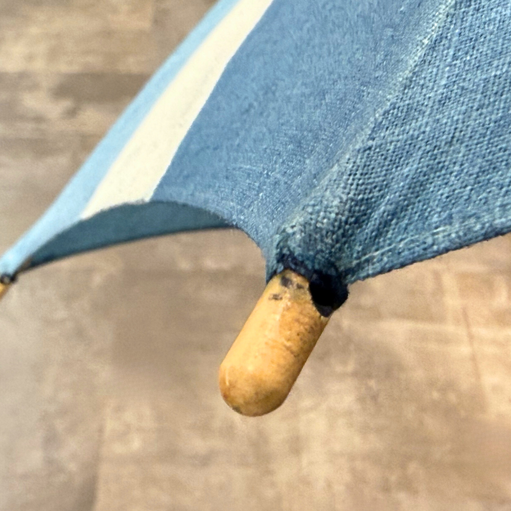 青藍工房 藍染日傘 臈纈染