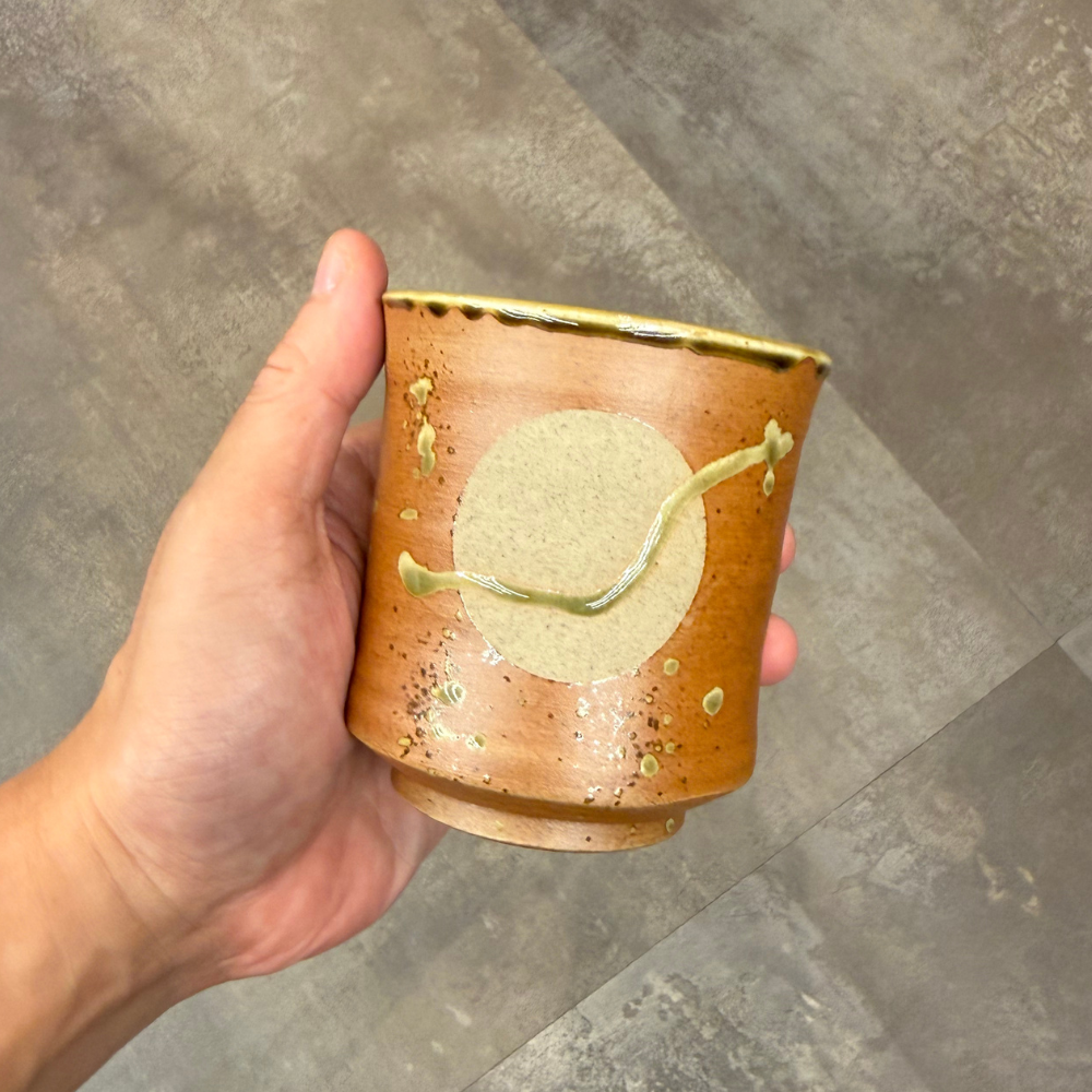 波佐見焼  組湯呑み 月映え（焼締め造り）