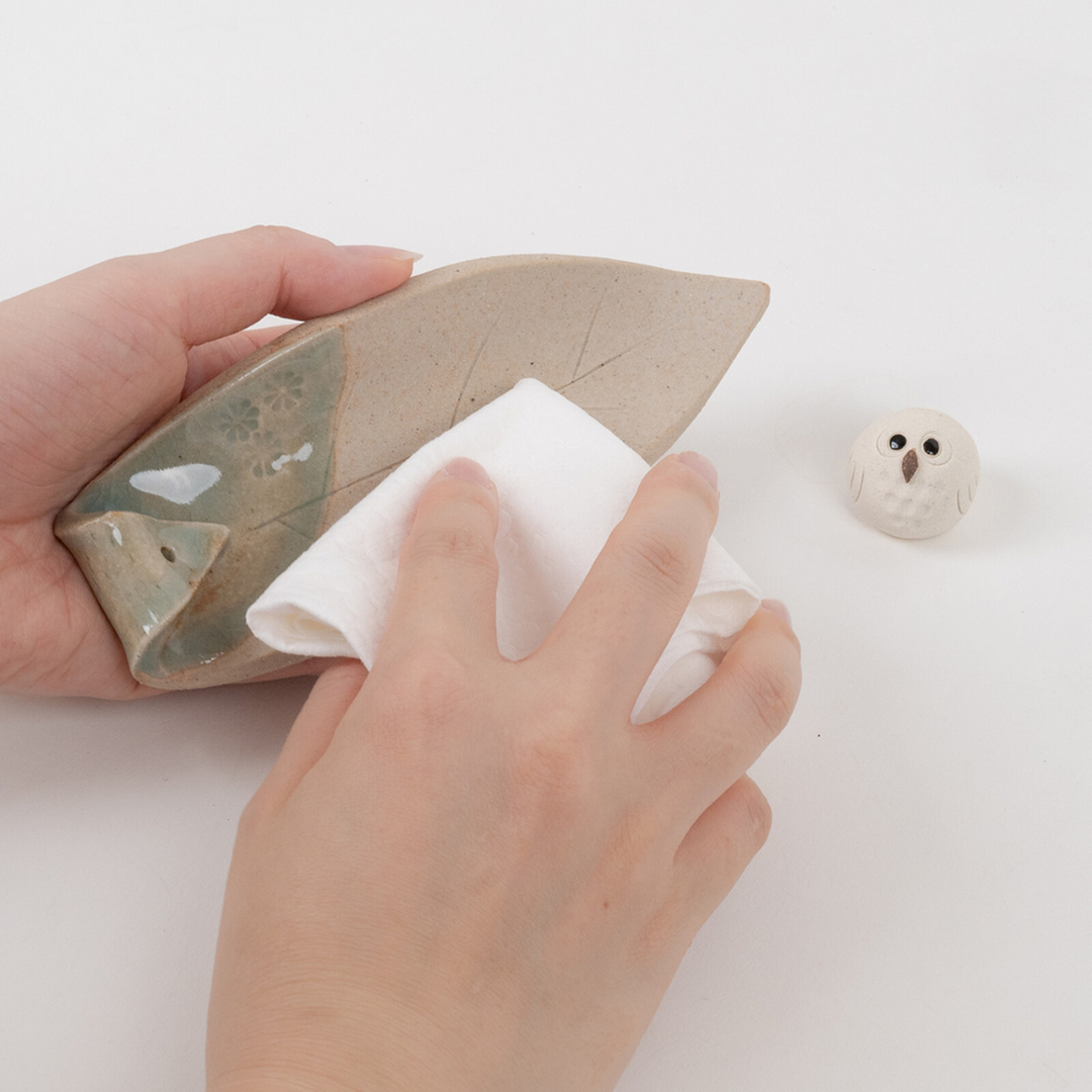 信楽焼 ふくろうお香立て