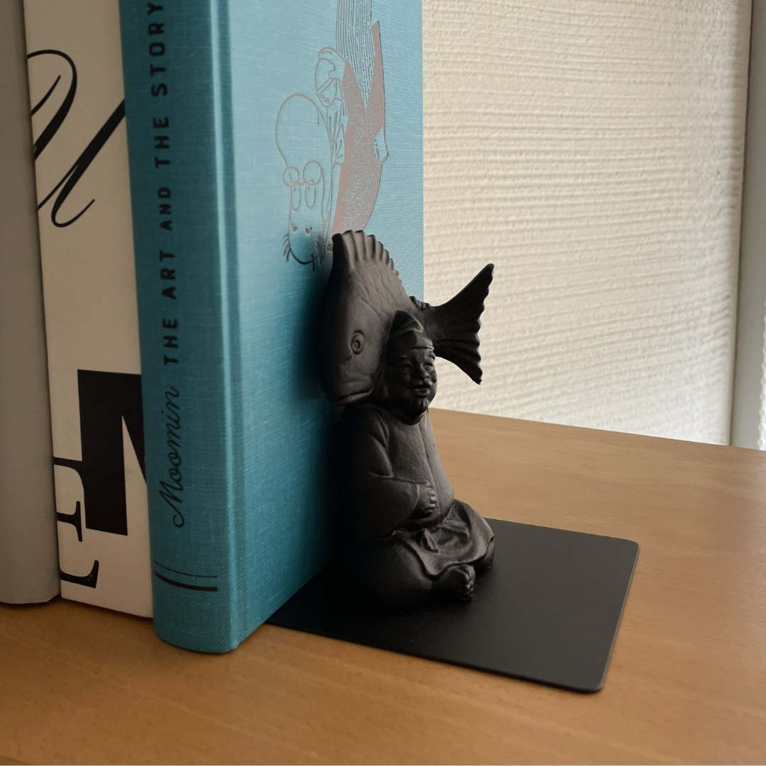 高岡銅器　OMOSHI Bookend Section　EBISU &amp; DAIKOU