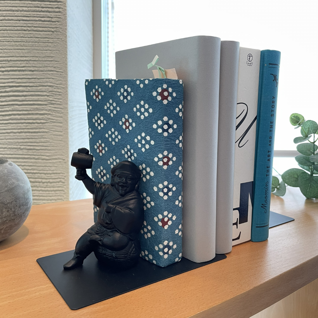 高岡銅器　OMOSHI Bookend Section　EBISU &amp; DAIKOU