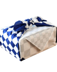 【オプション】ラッピング風呂敷 風呂敷 市松（紺）