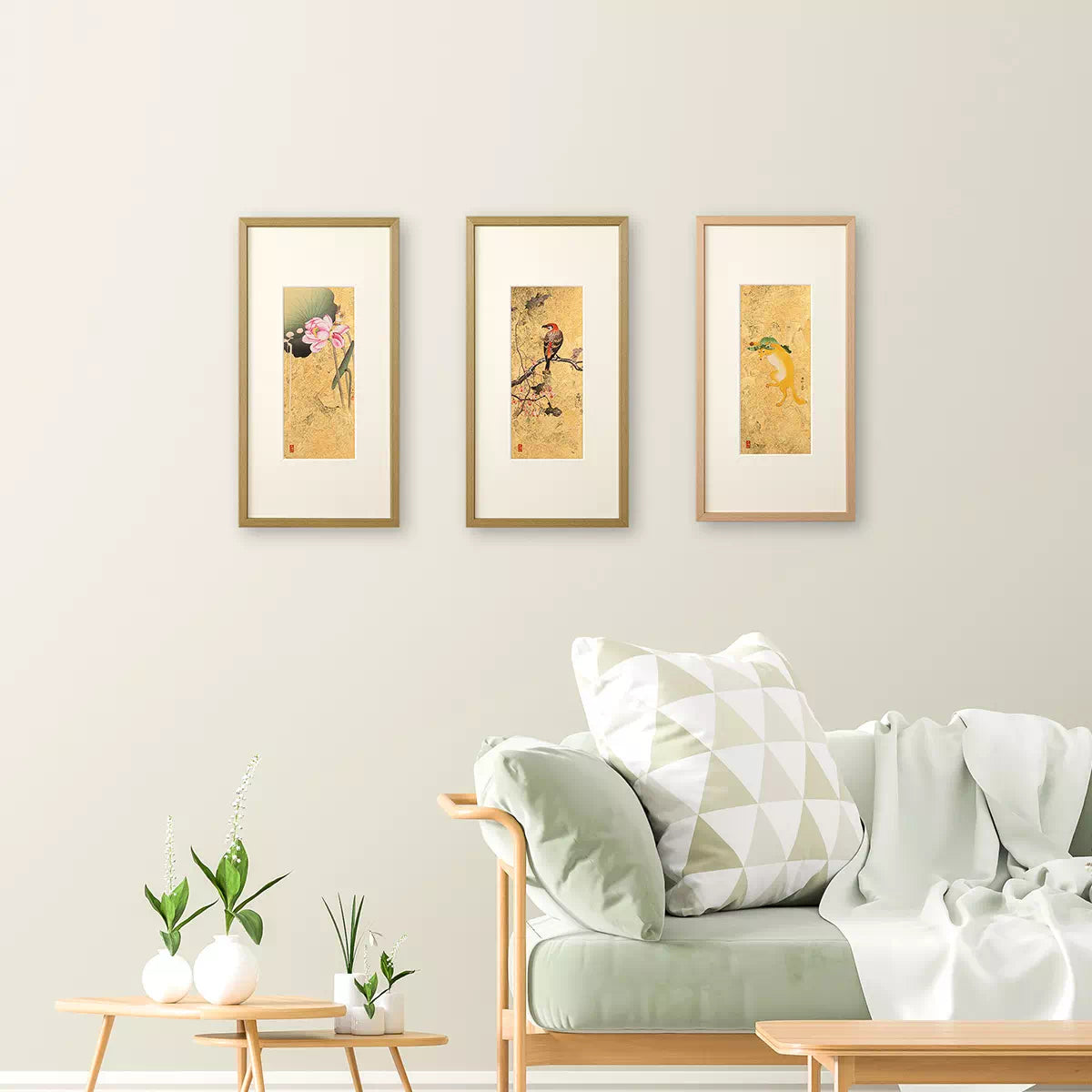 鷹と温め鳥(KOSON) アートパネル | ギフトショップ Nihon Miyabi 鷹と温め鳥(KOSON) アートパネル | ギフトショップ Nihon Miyabi