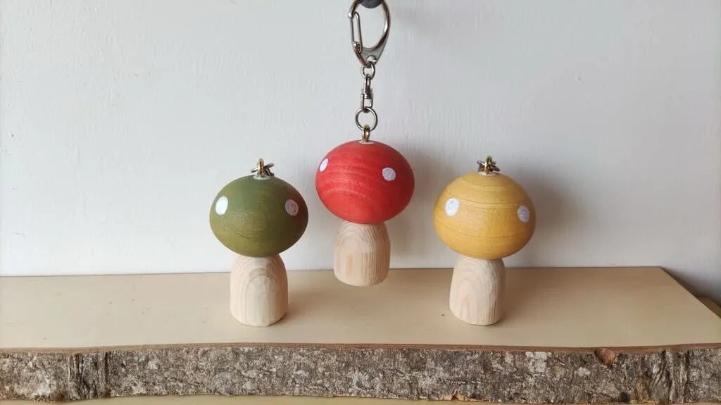 ドットきのこ キーホルダー | ギフトショップ Nihon Miyabi 通販サイト ドットきのこ キーホルダー | ギフトショップ Nihon Miyabi 通販サイト