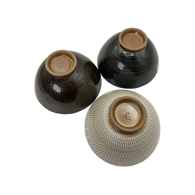 波佐見焼 渋とびかんな 夫婦茶碗